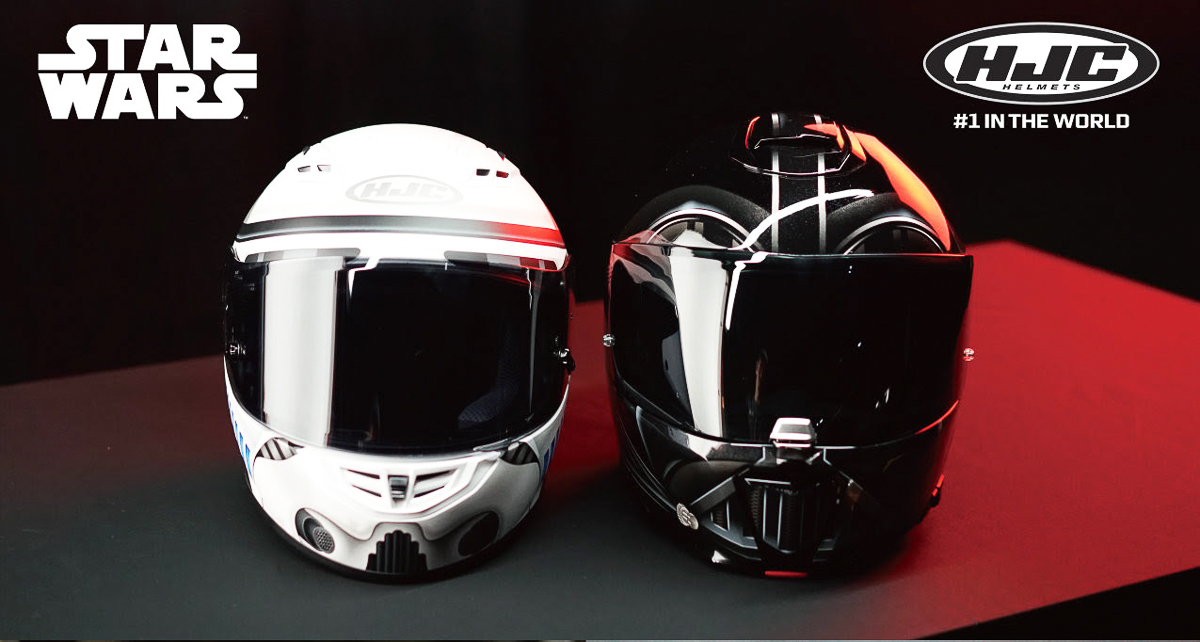 Hjc เอาใจแฟนๆ Starwar หมวกก นน อค Darth Vader Amp Cs R3 Stormtrooper ล ขส ทธ แท Mocyc Com